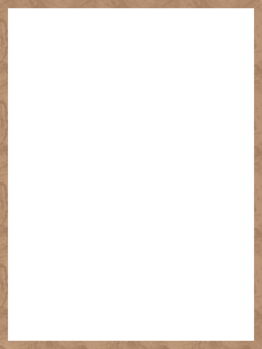 Wooden frame